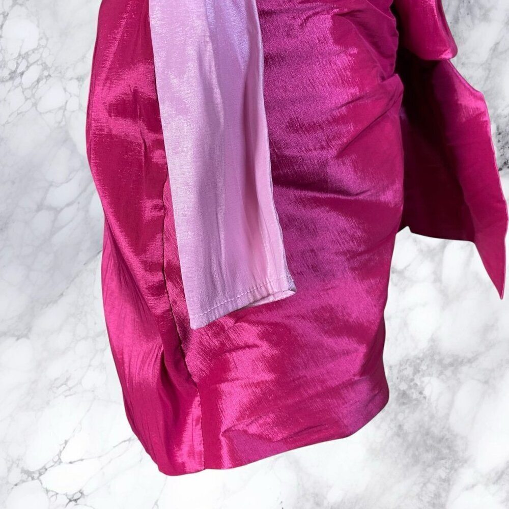 Lovers and Friends Banks Mini Dress - Raspberry - Picture 9 of 9